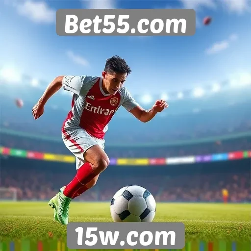 Apostas esportivas em alta no Bet55.com