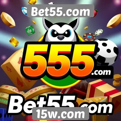 Variedade de jogos disponíveis no Bet55.com